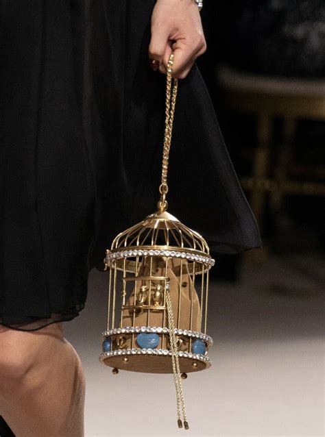 chanel birdcage purse|Chanel bird cage runway.